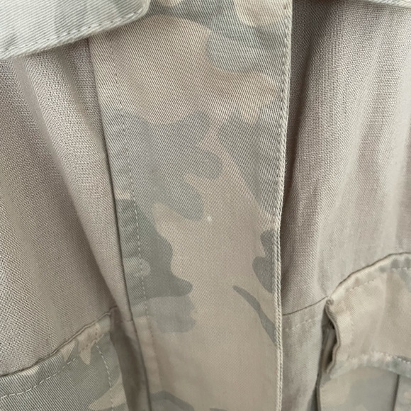 Anthropologie Hei Hei Khaki Camouflage Bomber Jacket M - Picture 6 of 6